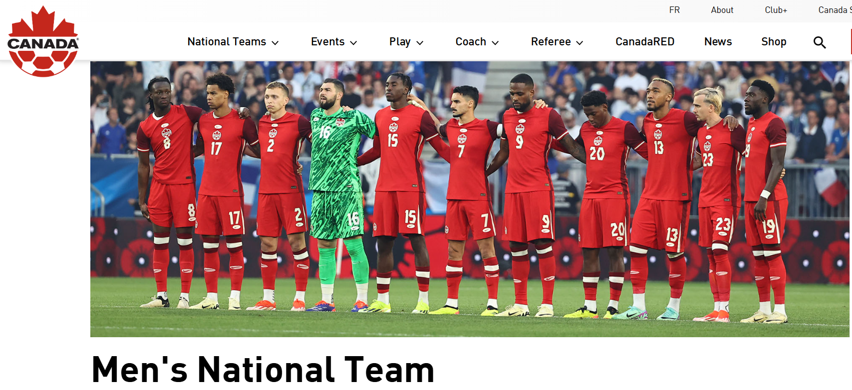 Canada Soccer Team men